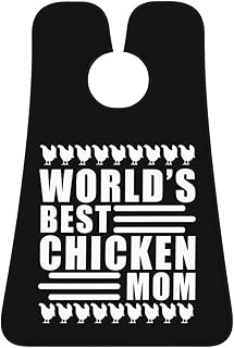 World Best Chicken Mom Men's Beard Bib Apron Waterproof Smooth Surface Beard Apron Durable Foldable Beard Hair Men's Gift