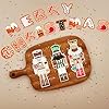 70 Set Christmas Nutcracker Ornaments Crafts DIY Blank Wooden Nutcracker Cutout Unfinished Wood Ballet Mouse King Walnut Soldier Craft Supplies Hanging for Xmas Tree Home Decor (70) #4