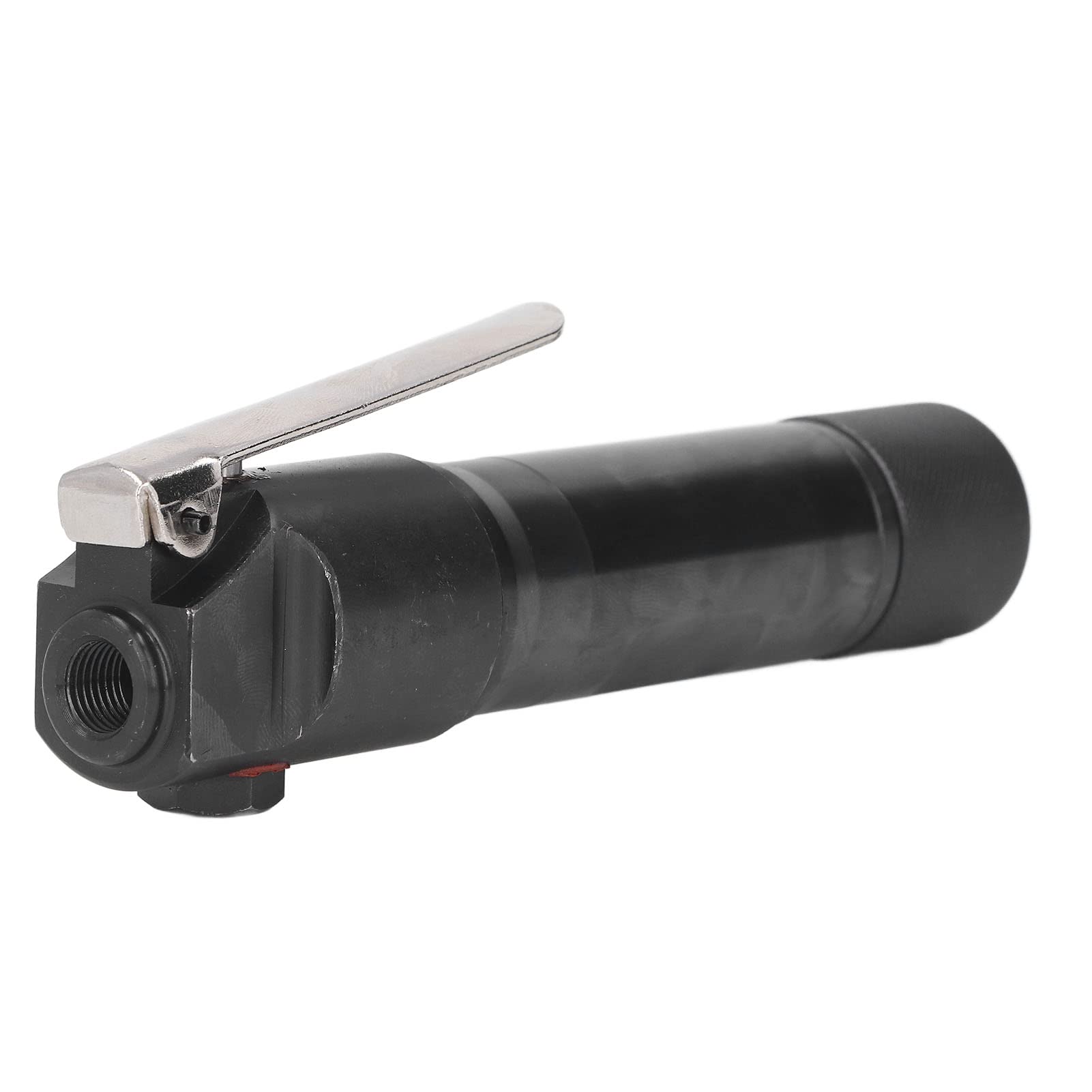 Cincel neumático de tipo recto, kit de cincel neumático de 1/4 de pulgada con bloqueo automático en aleación de aluminio y mango ergonómico, para desbarbado de hormigón, ladrillo y (Estilo japonés)
