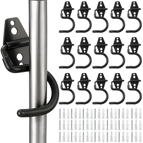 Duraaamo 24 Pack Metal Garage Hooks Heavy Duty S Hooks