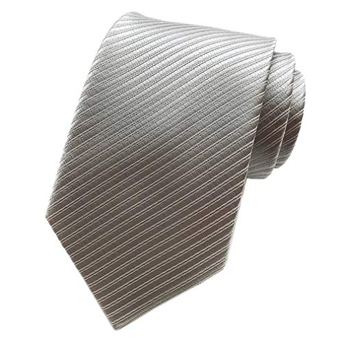 光沢シルバーネクタイ