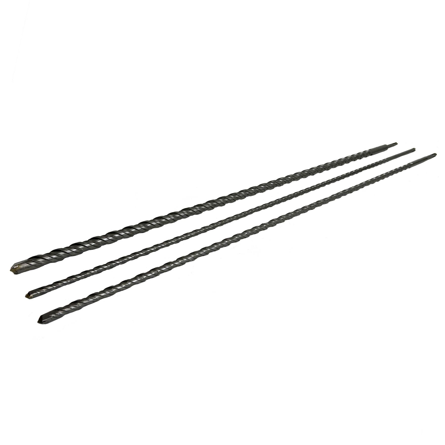 Bardzo duże wiertła SDS Plus 1000 mm firmy Mauerwerk 12 mm, 16 mm i 24 mm TE288