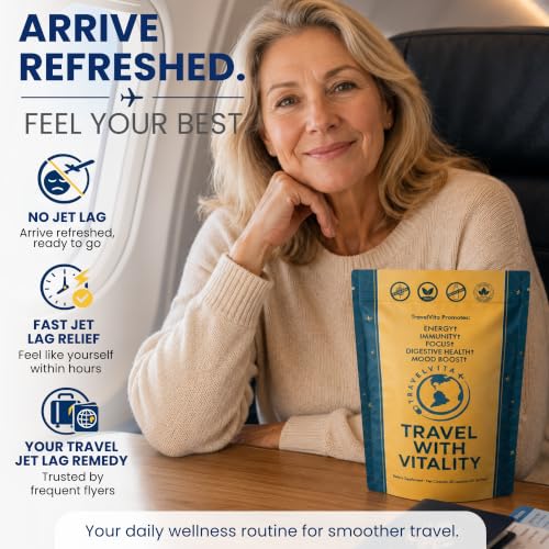 TravelVita Jet Lag Remedy Capsules