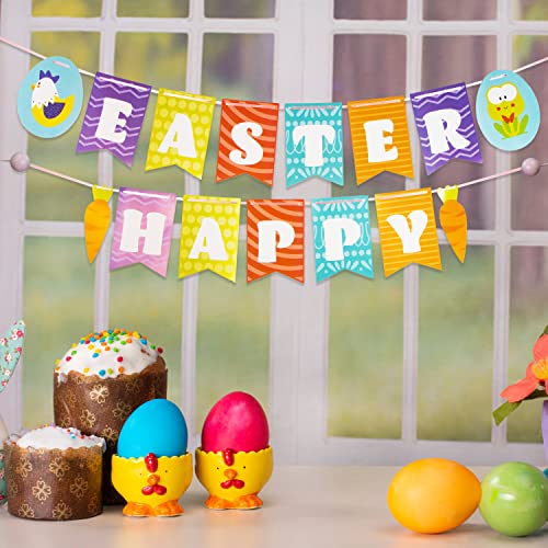 Joyin 31 Pcs Easter's Day Party Decoration Kit, Hanging Swirls And Honeycomb Centerpiece, Happy Easter Banners Bunny Foil Swirl For Easter Themed Party Home Decoration Spring Party Favors Supplies #TOP3