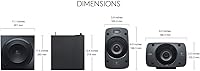 Vista 3 de Sistema de altavoces de sonido envolvente Logitech Z906 5.1 - Certificado THX, Dolby Digital y DTS Digital - Negro