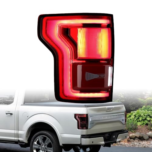 Astra Depot Left Taillight Assembly Replacement for 2015-2017 Ford F150 BLIS Blind Spot Brake Turn Signal Reverse Tail Lamp Driver Side FO2800259 HL-3Z13405-D