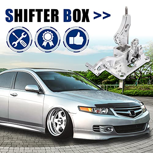 X AUTOHAUX Shifter Box Set Aluminum for Acura RSX Type S 2002-2006 for K-Series for Honda Civic 2001-2005 EM2 ES Coupe Sedan - Image 3