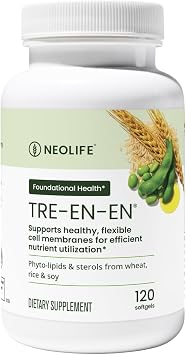 NeoLife TRE-en-en - Grain Concentrates - Energy & Endurance Supplements, Lipids, Sterols Supplements, Soybean & Wheat Germ Oil - 120 Softgel