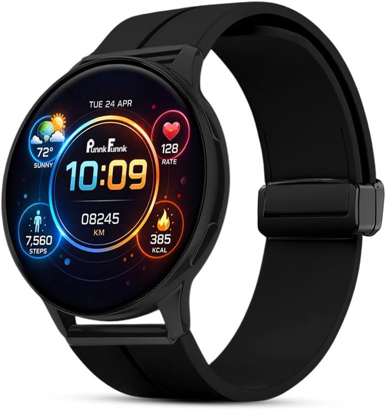 Active 5 Smart Watch with 1.3” AMOLED HD Display | Bluetooth Calling, AI Voice Assistant, 100+ Sports Modes, Heart Rate & SPO₂ Tracking, IP68 Waterproof for Men & Women- (Black)