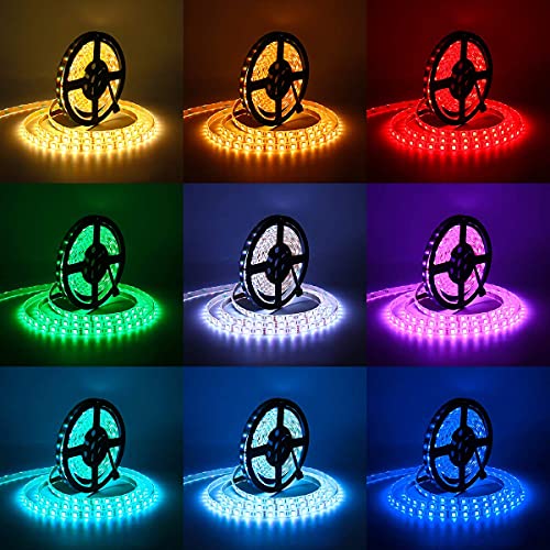 Supernight Led Strip Lights, 16.4Ft 5M Smd 5050 Waterproof 300Leds Rgb Color Changing Flexible Led Light Strip #TOP6