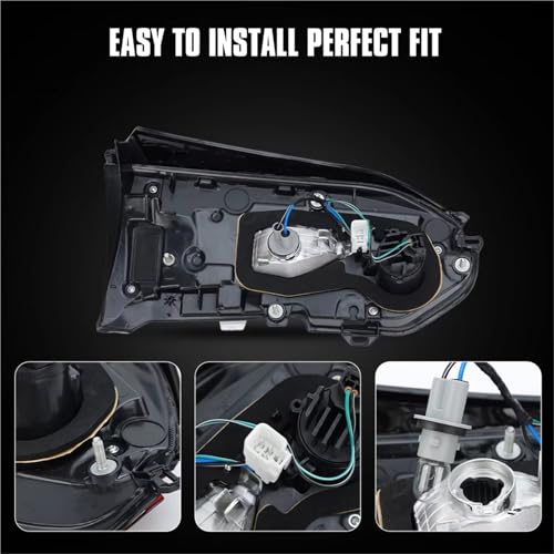 Feu arrière pour RAV4 avec optique interne étanche et lumineuse