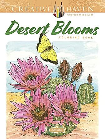 Creative Haven Desert Blooms Coloring Book : Soffer, Ruth: Amazon.in: Books