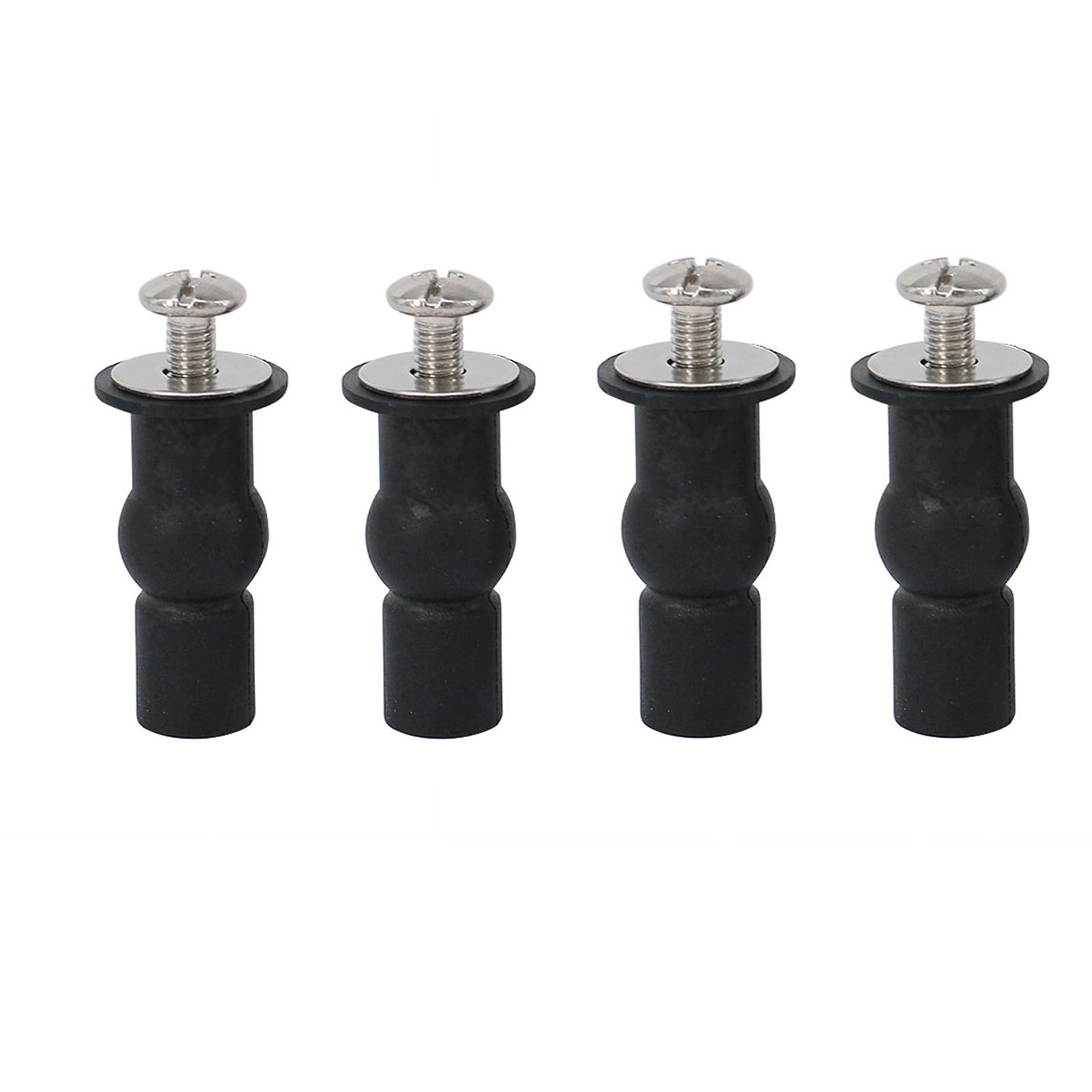 4 Pieces Toilet Seat Fixed, Toilet Seat Attachments, Toilet Seat Fixed Screw, for Toilet Seats General Toilet Seats