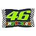 Valentino Rossi Collection Vr46 Classic Serviette de Plage Unisexe Adulte, Noir, Unique