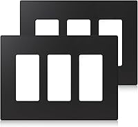 Vista 12 de ELEGRP Placas decorativas de pared de 2 segmentos sin tornillos, tamaño mediano, 4.88 pulgadas de alto x 4.94 pulgadas de largo, cubierta frontal