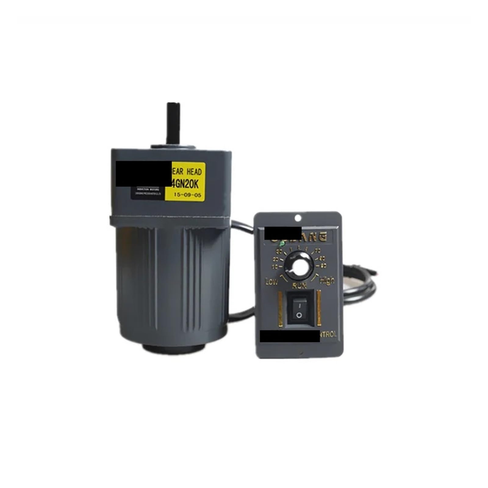Motor asíncrono 25W 220V AC de engranaje con regulador velocidad 4IK25RGN-C Velocidad ajustable Monofásico Asíncrono Alto Torque(0-90 RPM)