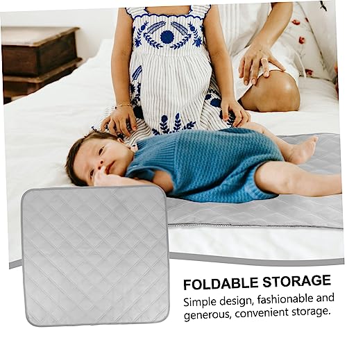 Almohadilla para incontinencia lavable protector de asiento gris y cama 5