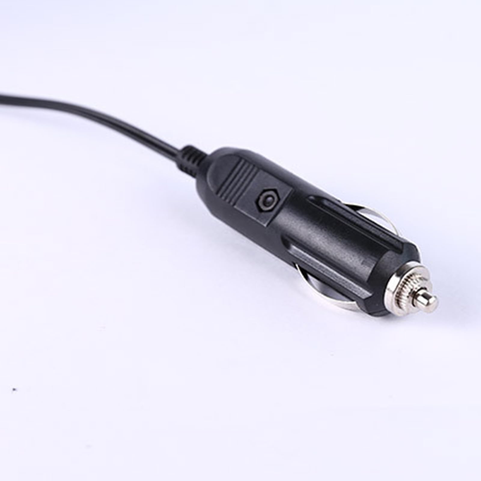 Ventilador de Coche de 10 Pulgadas, 12 V, 4 aspas, rotación automática, Ventilador de refrigeración con Clip y Enchufe para Encendedor de Cigarrillos para Coche, Minivan, SUV (12V)