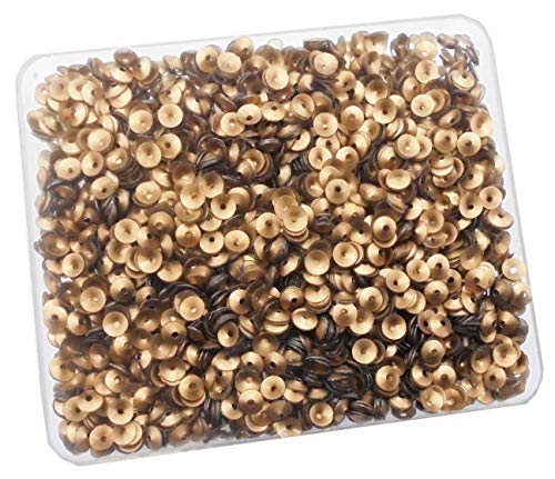 Image of eshoppee PVC Sheet Sequins Sitara, Brown