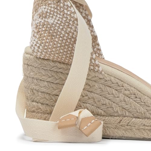 Image of Castaner | Espadrille with Wedge Carina Made in Canvas 7 cm | Woman