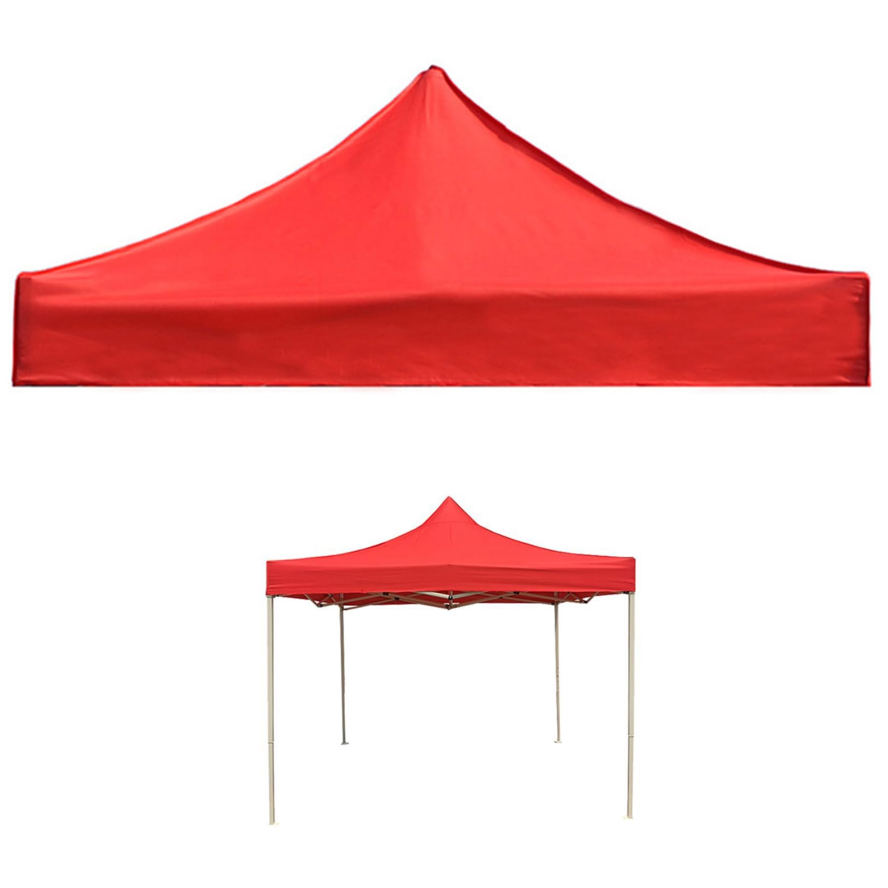 Couverture de remplacement d'auvent 10x10 pieds en tissu Oxford pour tonnelle de jardin
