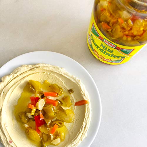 Ziyad Giardiniera Mild Mediterranean Peppers Mix, Chicago, Great on Sandwiches and Egg Salads, Italian Beef Sandwiches! 32 oz