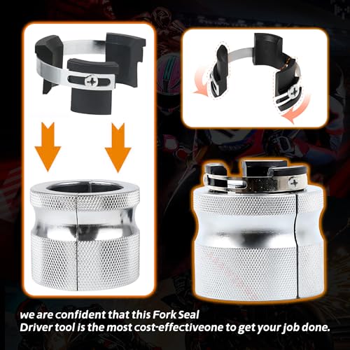 Image of 35-50mm Motorcycle Fork Seal Tool,Adjustable Fork Seal Driver For Harley Davidson Suzuki Kawasaki Yamaha Honda Motorcycles Dirt Bike Fork Seal Tool