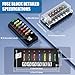Siapupy 12V/24V 6-Circuit Waterproof Marine Fuse Box with LED Indicator, ATO Blade Fuse Block for Automotive, Marine, Truck, Car, Boat, RV