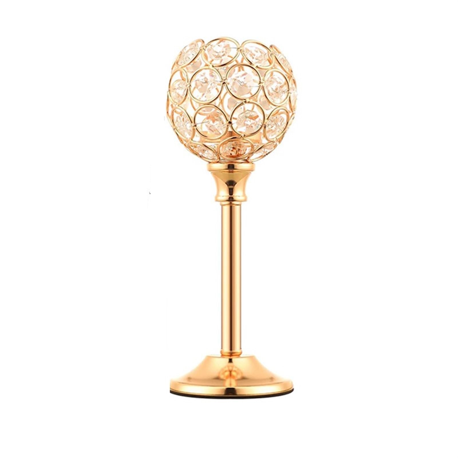 Candle Holders Wedding Venue Floral ArrangementsGold-colored Wrought Iron Candle Holders(Gold 22cm)