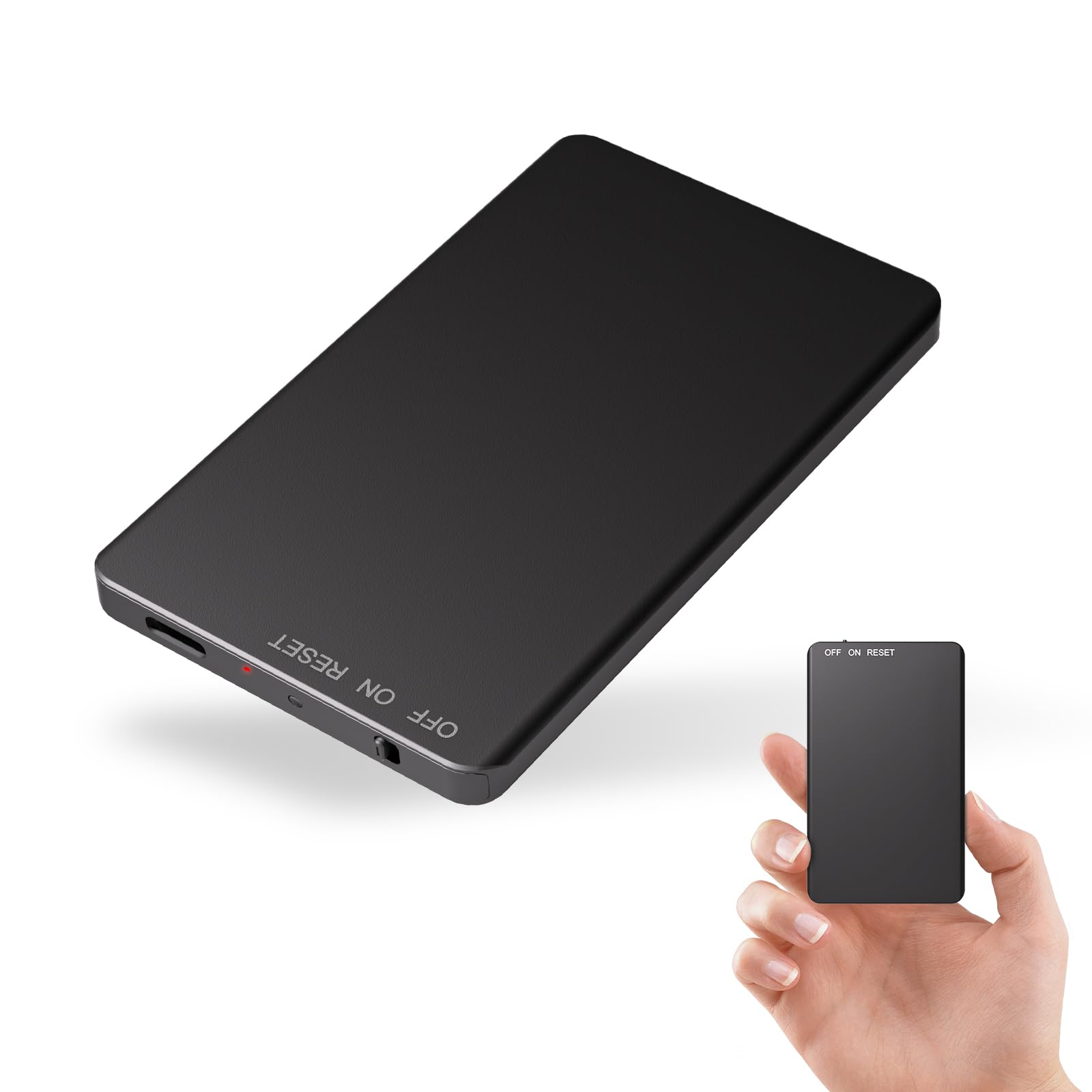 128GB Registratore Vocale Digitale Portatile, 300 Ore di Durata Ultra Lunga Dispositivo di Registrazione USB-C con Riconoscimento Vocale e Riduzione del Rumore per Riunioni Interviste
