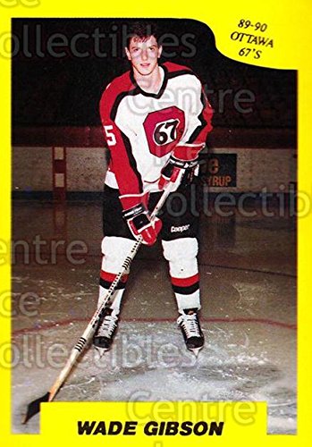 (CI) Wade Gibson Hockey Card 1989-90 7th Inning Sketch OHL 66 Wade Gibson