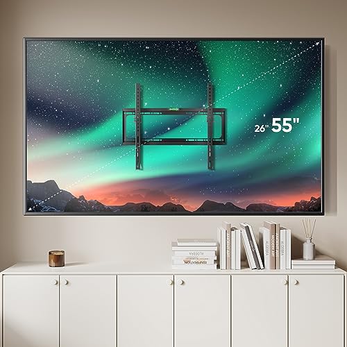 Tilting TV Wall Bracket for 26-55 Inch Screen, Universal TV Wall Bracket Tilt up to 45 kg - Image 4