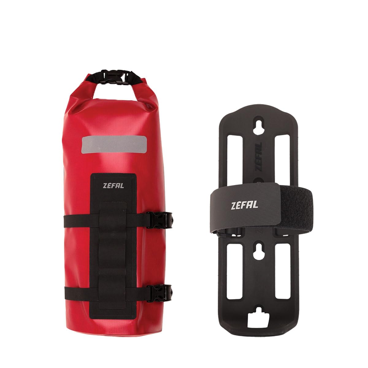 ZEFAL Gabeltaschen Fahrrad Dry Bag 4L + Z Adventure Cage - Fahrradtaschen für Gepäckträger oder Gabel - Fahrradtasche Wasserdicht - Bikepacking Taschen - Fahrrad Zubehör Gravel Bike