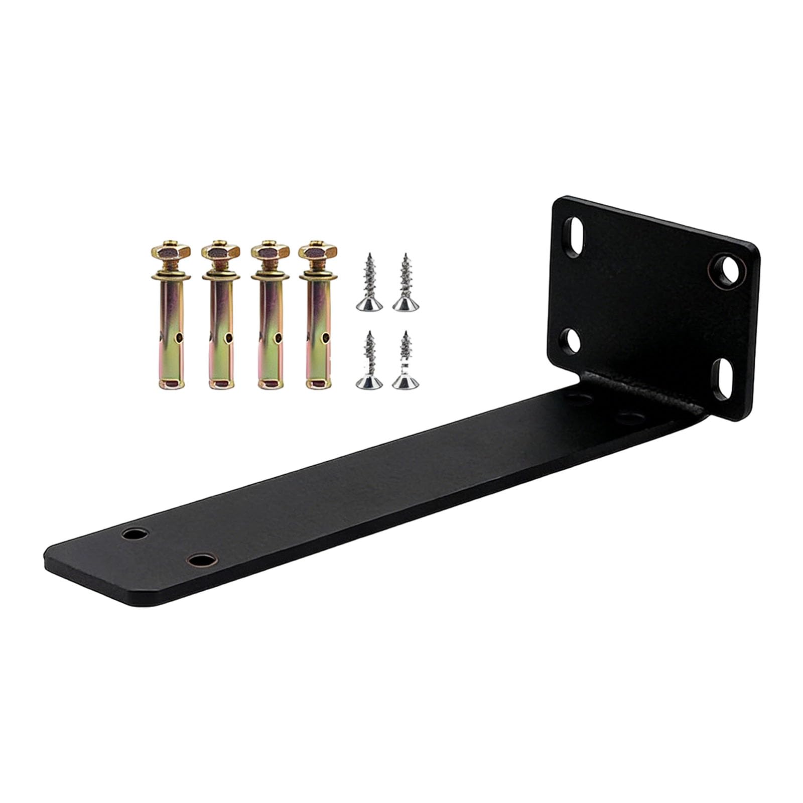 JAMIEKA Thicken Floating Shelf Brackets Integrated Wall-Mounted Invisible T Brackets for Wall Mounting and Space Saving