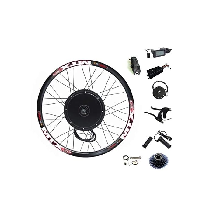 Buy 135mm Dropout Rear 72V 2000W Rear Wheel Motor, 7075km/h 2000W