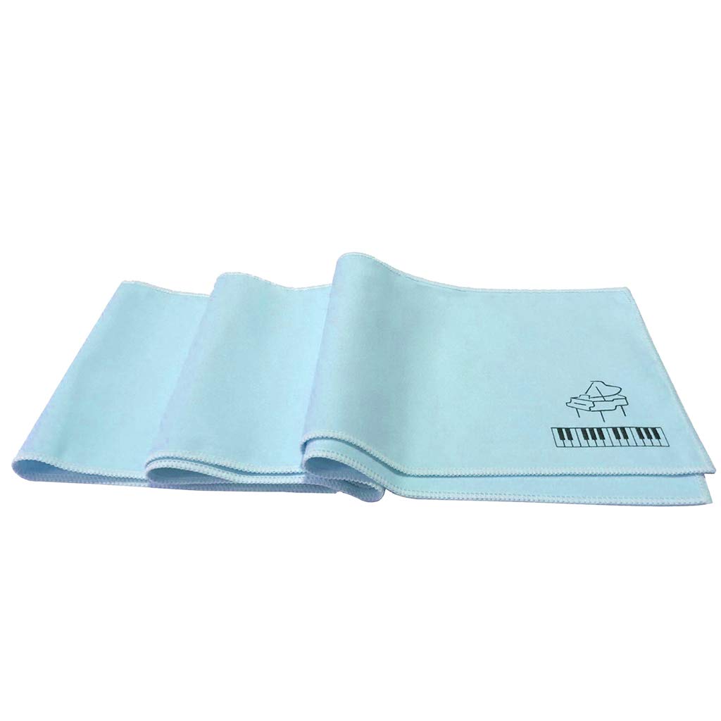 Panno Di Copertura Per Tastiera Pianoforte - Flanella, 125x15 Cm, Blu, Antipolvere E Impermeabile - Foto 9