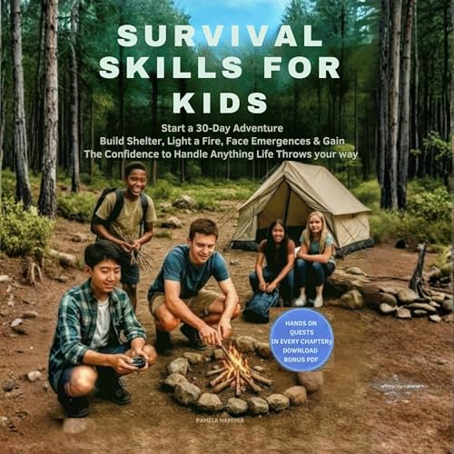 Survival Skills for Kids Audiolibro Por Pamela Hammer arte de portada