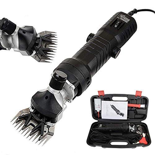 650W Sheep Shears Electric Clipper,Professional Heavy Duty Electric Shearing Clippers,6 Adjustable Pet Clippers,for Sheep Goat Llama Horse Alpacas Thick Coat Duty Animals Hair Fur Grooming