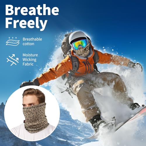 Image of FR Neck Gaiter Fire Resistant Face Mask for Emergency Prep, Wildfire Safety - Moisture-Wicking Cotton ASTM Certified