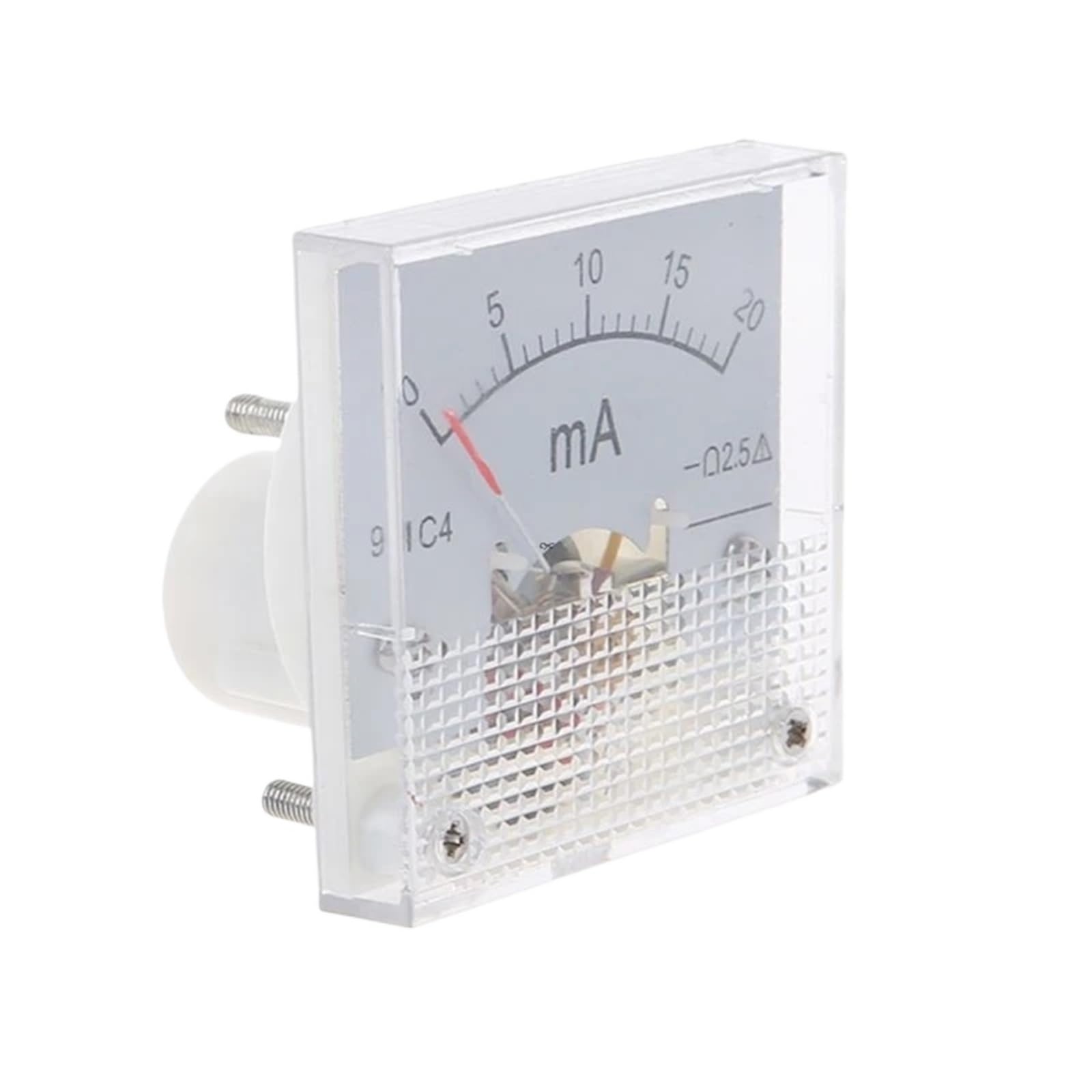 Medidor 91C4 analógico de corriente continua con puntero para visualizar variaciones en tableros 5