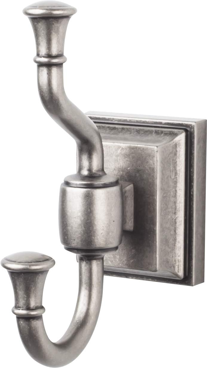 Top Knobs STK2AP Stratton Towel Hook in Antique Pewter