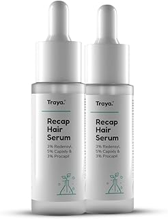Traya Natural Hair Growth Serum With 3% Redensyl, 5% Capixyl, 3% Procapil For Increasing Hair Thickness, Natural Dht Blocker, For Hair Fall Control & Growth (60ml)