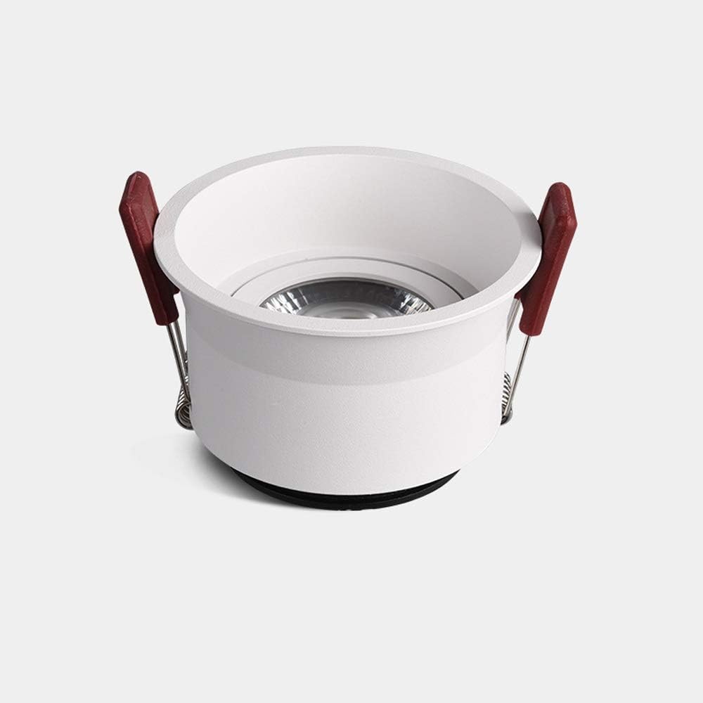 Recessed Spotlights LED Ceiling Downlight, Bathroom Kitchen Decoration Wash Wall Lamp, 3000K 4000K 5000K Accent Lamps, for Hallway Stage Office Ceiling Lighting Fixture Out (Color : Warm Light)