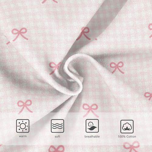 Boys' Exclusive Briefs Toddler Underwear 95% Combed Cotton Boxerbriefs 2T Checkered Pink Bow Pattern 103