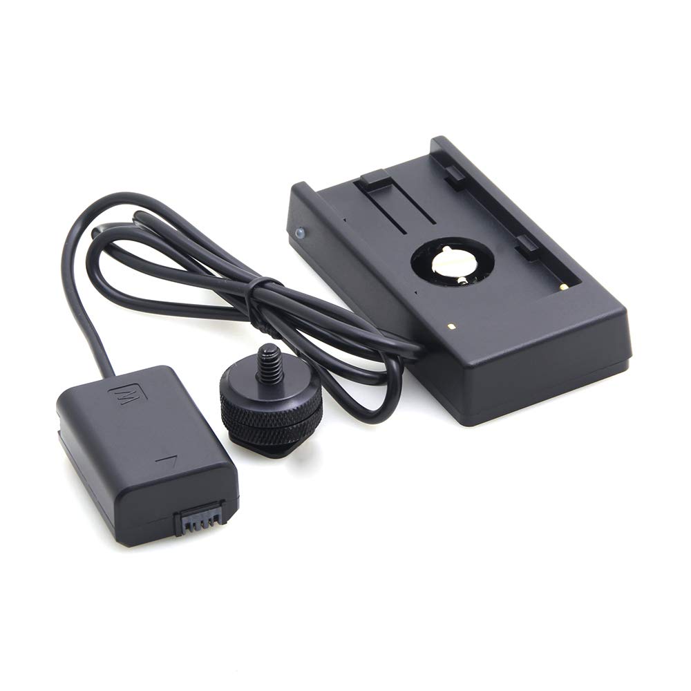 Fotga Adattatore Batteria Da NP-F970 A NP-FW50 Con Piastra In Alluminio, 1/4", Hot Shoe, Per Sony NEX, Alpha, A7, A6000, A6300, E Altri - 3