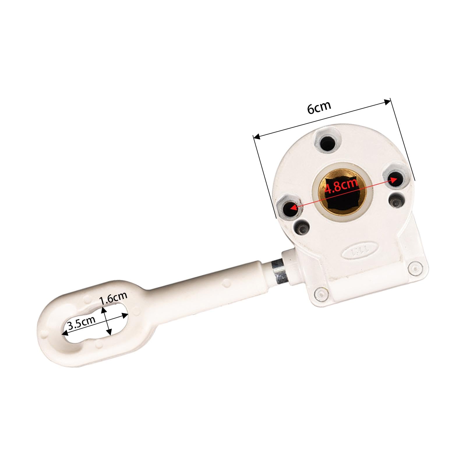 MagiDeal Accessori per Ingranaggi a Vite Senza fine manuali per Tende da Sole Parti per Parasole Ingranaggio a Vite Senza fine per Balcone Leggero