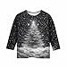 Ugly Christmas Sweater Girls Boys 3/4 Long Sleeve Xmas Tree Print Sweatshirt Crewneck Graphic Tees 3-11 Years Funny Christmas Shirt Youth