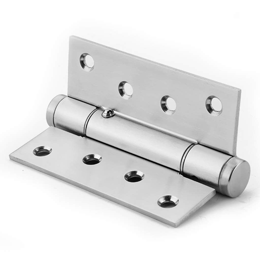Automatic Hydraulic Door Closers,Concealed Soft Close Door Hinges Mute Slowly Closes Positioning for Home Interior Garden Hotel Commercial Door-Black 8.2X11.1Cm(3X4Inch),Silvery,8.2*11.1cm(3*4i