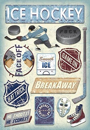KAREN FOSTER Design Acid and Lignin Free Scrapbooking Sticker Sheet, Face Off
