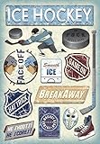 Karen Foster Design Acid and Lignin Free Scrapbooking Sticker Sheet, Face Off